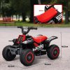 AIYAPLAY 6V Electric Car for Kids, Battery Powered Kids ATV, Quad Bike with Forward Backward, LED Headlights, for Ages 18-36 Months, Red