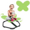AIYAPLAY Sensory Spinning Chair for Kids, Butterfly-Shaped Swivel Chair for Balance and Coordination Training, Multi-Position Spinning Seat with Non-Slip Base, Green