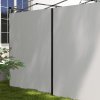 Outsunny Gazebo Side Panels with Zipped Doors, for 3x3 m or 3x6 m Pop Up Gazebo, 2 Pack Sides Replacement, Light Grey