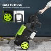 Outsunny 2200W High Pressure Washer, 170 Bar Pressure, 420 L/h Flow, Portable Electric Power Washer Jet Wash Cleaner with Adjustable Nozzle 6M Hose and Hose Reel for Home Patio Car Driveway