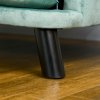 PawHut Dog Sofa for Medium, Large Dogs, Shell Shaped Pet Couch Bed with Legs, Cushion, Washable Cover - Green