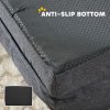 PawHut Dog Sofa Bed Pet Bed Dog Mattress with Removable Washable Cover, Anti-Slip Bottom, for Large Sized Dogs, 120L x 80W x 22Hcm - Charcoal Grey