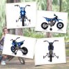 AIYAPLAY 12V Kids Electric Motorbike, Kids Electric Ride on Motorcycle, Battery Powered Toy with Twist Grip Throttle, Training Wheels, Suspension System, Music, Blue