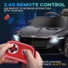 HOMCOM Bentley Bacalar Licensed, 12V Kids' Electric Ride-On with Remote Control, Battery Powered Electric Car for Kids with Suspension Wheels, Horn, Lights, for Ages 3-5 Years - Black