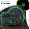 AIYAPLAY Kids Armchair, Glow in the Dark Single Chair with Star Design, Upholstered Toddler Tub Chair for Bedroom, Playroom, Kid Room, Grey