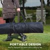 Outsunny 3 x 3(m) Pop Up Gazebo, Marquee Party Tent with Double Tier Roof, Netting and Carry Bag, Event Shelter for Outdoor Patio, Light Grey