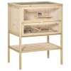 PawHut Wooden Hamster Cage with Storage Shelf, Small Animal Exercise Play House with Openable Top, for Hamsters, Gerbils, 60 x 40 x 80 cm - Natural
