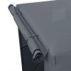 Outsunny Pop Up Gazebo with Sides, 2m x 2m Easy 1 Person Setup Party Tent with Carry Bag, Stakes, Ropes, Folding Multifunctional Instant Shelter, Black and Grey