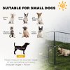 PawHut Dog Pen 6 Panels Puppy Pen Heavy Duty Pet Playpen for Indoor Outdoor for Dogs, Rabbits, Ducks 60cm High