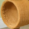 PawHut Cat Tree, 98cm Deer-Designed Cat Tower for Indoor Cats, Kittens, with Scratching Posts, Toy Ball, Tunnel, Brown