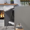 Outsunny 3 Seater 600D Oxford Patio Swing Chair Cover Outdoor Garden Furniture Rain Protection Protector Waterproof Anti-UV, 205 x 124 x 164 cm, Light Grey