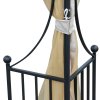 Outsunny 3 x 3m Garden Gazebo Patio Party Tent Shelter Outdoor Canopy Double Tier Sun Shade with Metal Frame and Netting, Beige