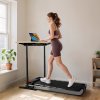 SPORTNOW Folding Treadmill with Incline, 2 in 1 Under Desk Walking Pad Treadmills for Home Office with Remote Control and LED Display, 2.0HP, 1-6KM/H, No Assembly