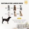 PawHut Dog Pen, 12 Panel Puppy Pen, Steel Dog Playpen, for Medium Breeds, 100cm Tall, Black