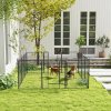 PawHut Dog Pen 12 Panels Puppy Pen Heavy Duty Pet Playpen for Indoor Outdoor for Dogs, Rabbits, Ducks 100cm High