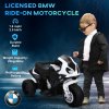 HOMCOM BMW S1000RR Licensed 6V Kids Electric Motorbike 3 Wheel Ride on Motorcycle w/ Headlights Music for 18-36 Months Black