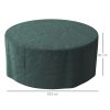 Outsunny Garden Patio Large Furniture Set Round Cover 600D Oxford Waterproof, ??193 x 80H cm, Green