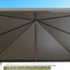 Outsunny 3 x 3 or 3x 6m Garden Gazebo with Extendable Awning and Wheels, UPF30+ Outdoor Metal Gazebo Canopy Shelter for BBQ, Event, Party