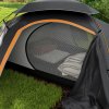 Outsunny 1-2 Man Camping Tent, Dome Tent with Removable Rainfly and Aluminium Frame, 2000mm Waterproof, Portable with Bag, for Fishing Hiking Festival, Dark Grey