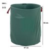 Outsunny Garden Waste Bags, 300L x 3 Heavy Duty Garden Bags, Foldable and Reusable Waste Sacks with Handles for Loading Leaf, Trash, Debris, Green