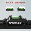 SPORTNOW Pull Up Bar Doorway No Screws, Door Frame Chin Up Bar with Level Metre, 92-120 cm (36.2