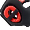 SPORTNOW Boxing Headguard, Boxing Headgear Helmet with Adjustable Strap for Full Face Protection for Kickboxing, Sparring, Martial Arts, Karate, Taekwondo, Red/Black