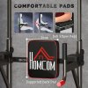 HOMCOM Power Tower Station with Dip Stand, Pull Up Bar Home Office Gym Training Workout Equipment