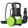Outsunny 400W Submersible Water Pump for Dirty/Clean Water, 9000L/H Electric Sump Pump with Float Switch, Drain Water from Garden Pond, Hot Tub, Ditches, Portable and Lightweight