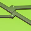 Outsunny 4.6m Garden Parasol Double-Sided Sun Umbrella Patio Market Shelter Canopy Shade Outdoor with Cross Base - Green