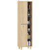 HOMCOM Bathroom Storage Cabinet, Bathroom Storage Unit, Freestanding Bathroom Cabinet with 6 Open Compartments and 6 Shelves