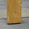 Outsunny 3 Pieces Picnic Bench Set with Table and 2 Benches, Acacia wood Dining Trestle Beer Table and Seat,  Natural Wood Finish
