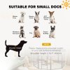 PawHut Dog Pen, 8 Panel Puppy Pen, Steel Dog Playpen, for Small Breeds, 60cm Tall, Black