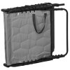 Outsunny 2 Piece Foldable Sun Lounger Set with 5-level Reclining Back, Outdoor Tanning Chairs Sun Loungers with Build-in Padded Seat, Side Pocket, Headrest for Beach, Patio, Grey
