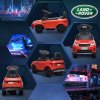 AIYAPLAY Land Rover Licensed 6V Kids Electric Ride On Car, 2-in-1 Sliding Car, Battery Powered Car with Headlights, Music, Horn, for 18-60 Months, Red