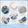 AIYAPLAY Kids Slide Freestanding Toddler Slide Space Theme for Indoor Outdoor Ages 1.5-3 Years - Blue