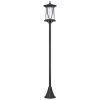 Outsunny Solar Lamp Post Light, 1.3 M LED Outdoor Street Light, Waterproof IP44 for Patio, Garden, Pathway, Cool White