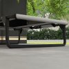 PawHut Raised Dog Bed, Portable Elevated Pet Cot with Breathable Mesh for Indoor Outdoor, for Small Medium Dogs, 75 x 51 x 18 cm, Light Grey