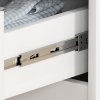 HOMCOM Modern Chest of Drawer with 4 Drawers, High Gloss Dresser for Bedroom, Living Room, 60 x 40 x 85cm, White