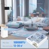 HOMCOM 10000 BTU Air Conditioning Unit, 3-in-1 Portable Air Conditioner, Dehumidifier, Cooling Fan with Remote, LED Display, 2 Speeds, 24H Timer, Window Venting Kit, 30m²