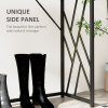 HOMCOM Console Table, Industrial Sofa Table with Metal Frame for Living Room, Hallway, 120cm, Grey