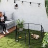 PawHut Dog Pen 6 Panels Puppy Pen Heavy Duty Pet Playpen for Indoor Outdoor for Dogs, Rabbits, Ducks 60cm High