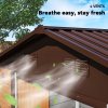 Outsunny 8 x 6ft Metal Garden Shed, House Hut Gardening Tool Storage with Ventilations, Sliding Door, Sloped Roof for Garden, Patio, Brown Wood Effect