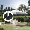 Outsunny Gazebo Weights Set of 4, 12KG Weights for Gazebo Legs with Reinforce Pins and Carry Belt, for Gazebos Shelters Marquees Tents