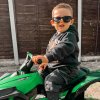 HOMCOM 12V Electric Quad Bike for Kids Ride On Car Toy, with Forward Reverse Functions, LED Headlights, Music, for Ages 3-5 Years - Green