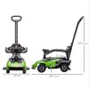 AIYAPLAY Licensed 2 in 1 Baby Ride on Push Car Toddler Push Along Car with Parent Handle Sliding Car with Horn Steering Wheel NO POWER for 1 - 3 Years, Green