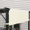Outsunny 2 PCS Pergola Canopy Replacement, 4.9 x 1.2m UV Protection Pergola Cover, Easy to Install, for 3 x 3(m) Pergola, Cream White