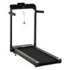 HOMCOM Folding Treadmill, 1.85HP Installation-Free Walking Jogging Running Machine, 12KM/H with 12 Pre-Programs and LED Display for Home Gym Office