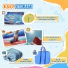 Outsunny 4 In 1 Kids Bouncy Castle, Large Inflatable House w/ Trampoline, Slide, Water Pool, Climbing Wall, Includes Blower, Bag, Ages 3-8 Years, 2.9 x 2.7 x 2.3m