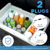 Outsunny 30L Car Refrigerator, Portable Compressor Car Fridge Freezer, Electric Cooler Box with 12/24V DC and 110-240V AC for Camping, Driving, Picnic, Down to -20°C, Grey and Black