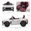 HOMCOM Bentley Bacalar Licensed, 12V Kids' Electric Ride-On with Remote Control, Battery Powered Electric Car for Kids with Suspension Wheels, Horn, Lights, for Ages 3-5 Years - White